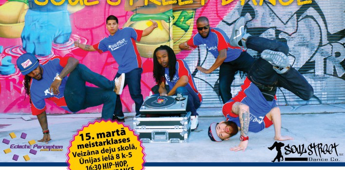 Hip-hop deju koncerts SOUL STREET DANCE (USA)