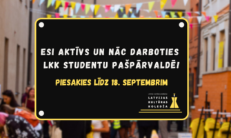 Nāc darboties LKK studentu pašpārvaldē!