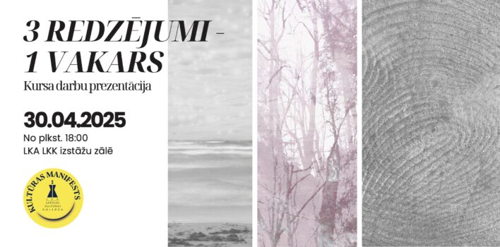 “3 redzējumi – 1 vakars” – foto darbu prezentācija